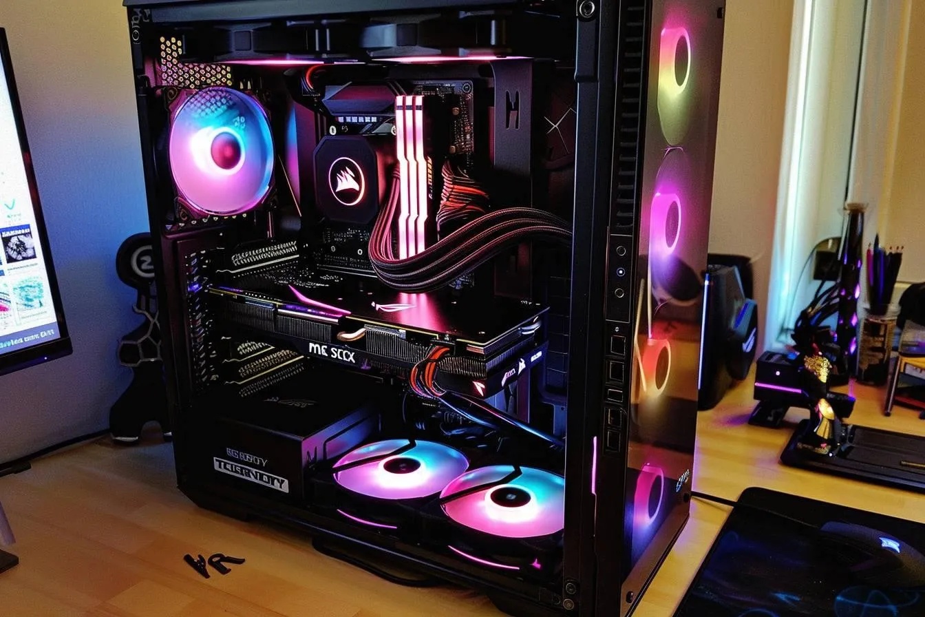Alimentation de forte puissance pour rig de minage, connecteurs PCIe apparents