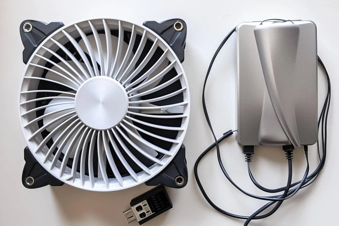 Contrôleur de vitesse pour ventilateurs 12 V d’un rig de minage, avec sonde de température et sorties PWM quatre broches