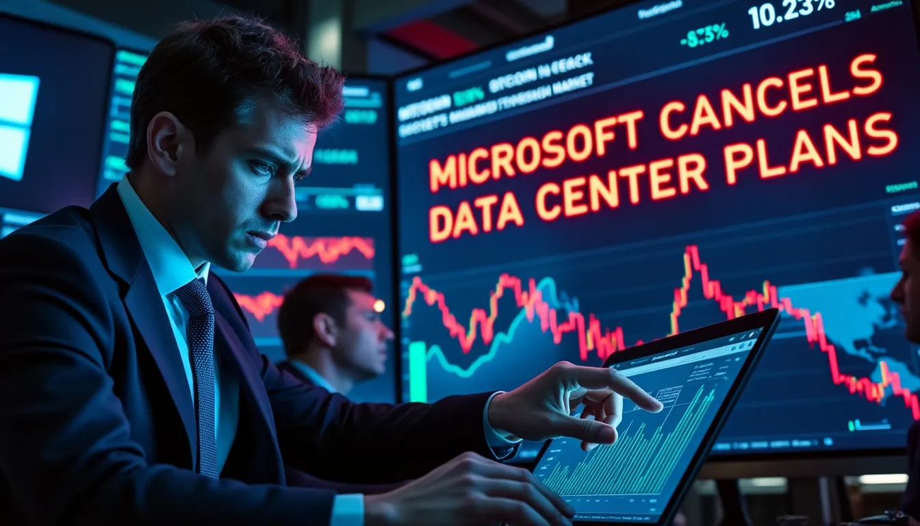 découvrez comment l'abandon des projets de centres de données par microsoft impacte le marché des actions des sociétés de minage de bitcoin, entraînant une chute significative. analyse des réactions du marché et des implications pour l'industrie des cryptomonnaies.