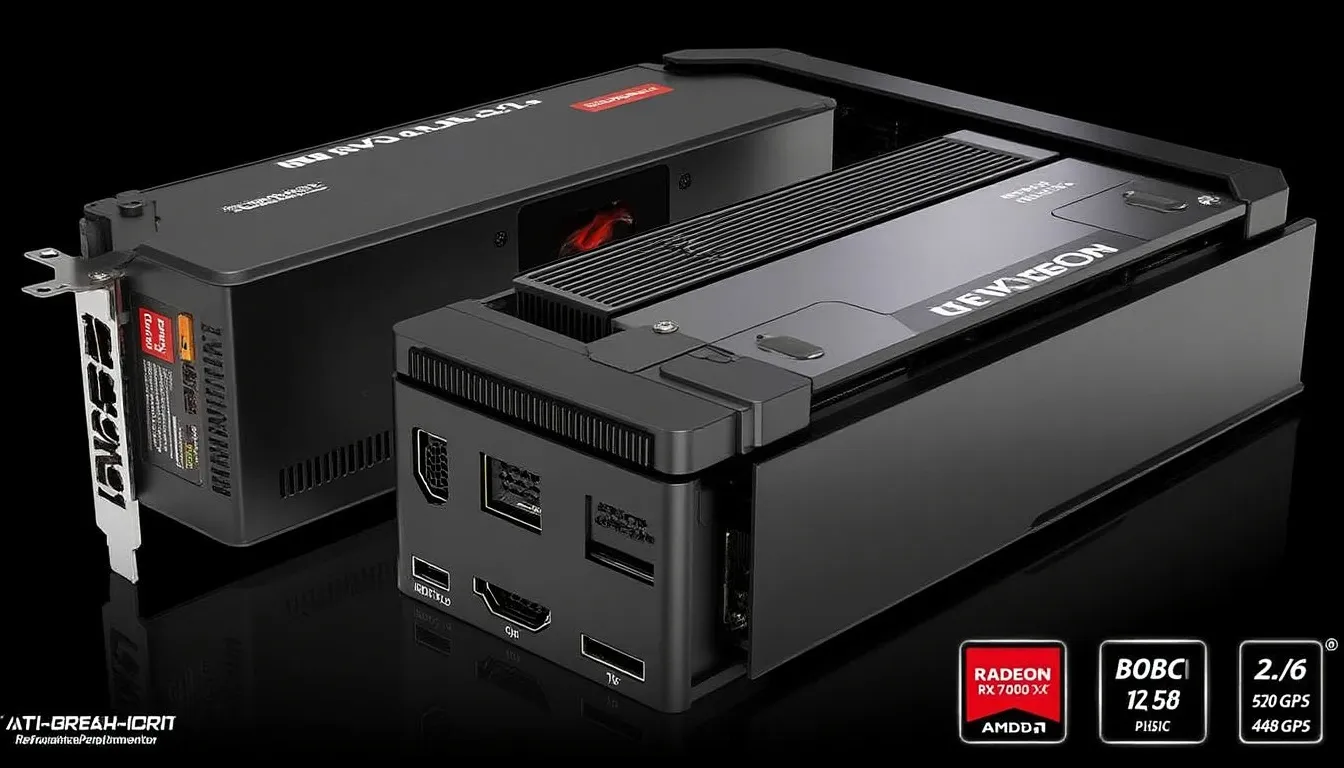 Compteur électrique et carte graphique en fonctionnement, illustrant le coût quotidien du minage sur une RX 7700 XT