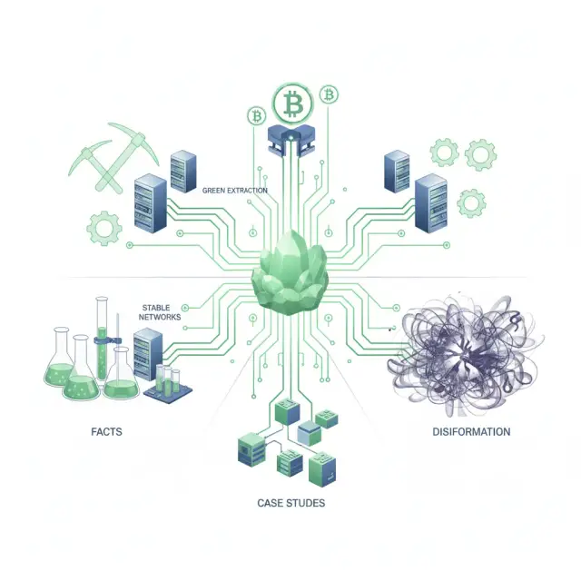 Extraction Verte et Réseaux Stables : Démystifier les Idées Reçues sur le Minage de Bitcoin