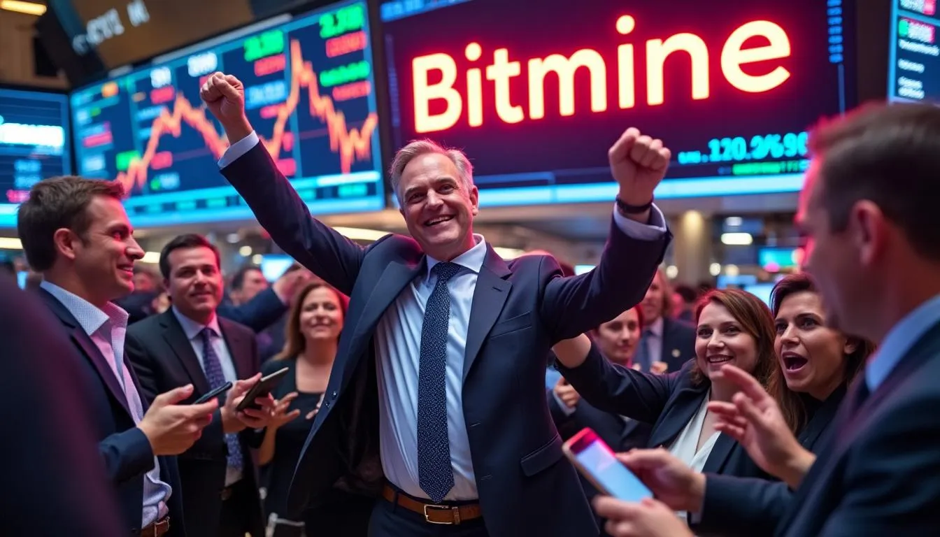 Les actions de Bitmine s'envolent après qu'un milliardaire, Peter Thiel, dévoile une participation de 9,1 %.